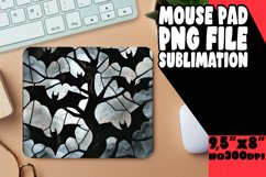 Gothic Autumn Stained Glass Mouse Pad Design Sublimation Product Image 1