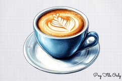 Coffee Shop Girls Clipart PNG Product Image 1