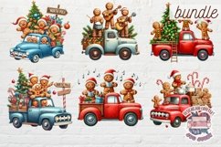 Christmas Gingerbread Mans bundle 74 PNG Sublimation Cute Product Image 7