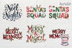 Christmas Clipart Quotes BUNDLE 79 PNG festive Holiday Product Image 8
