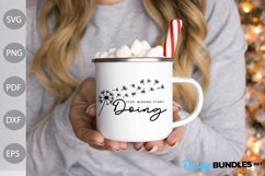 Stop Wishing Start Doing Shirt SVG / Inspirational Quote SVG Product Image 2