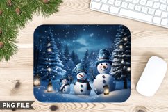 Christmas Snowman Mouse Pad Bundle - Christmas Sublimation Product Image 17