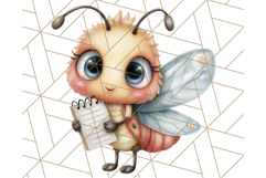 Cute Insects Clipart, Cartoon Bugs, Bug PNG Illustrations Product Image 4