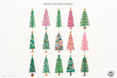 Christmas Trees Clipart Product Image 4
