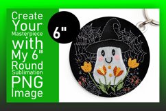 Bright Circle Design Keychain Template , Halloween Product Image 1