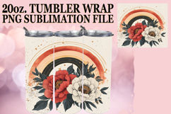 Cozy Escapes 20oz tumbler wrap, Rainbow Product Image 1