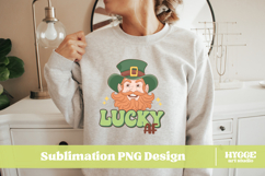 Happy St Patrick&#039;s Day PNG DTF Irish Lucky Leprechaun Beer Product Image 2