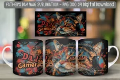 customizable gaming dad coffee cup sublimation