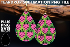 Creative Teardrop Earrings Design, Funky Pattern Product Image 1