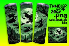 Trendy 20oz Design for Sublimation , Horror Halloween Product Image 1