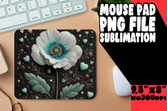 Radiant Desk Pad Sublimation Magic, 3D Flower Product Image 1