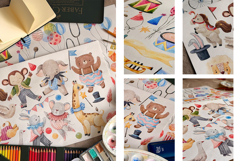 Watercolor Cute Circus Animals Product Image 2