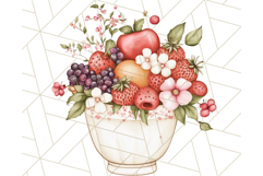 Cottagecore Kitchen Clipart, Vintage Country Floral Kitchen Product Image 4