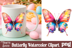 Butterfly Flowers Clipart Bundle Sublimation png Butterfly Product Image 6