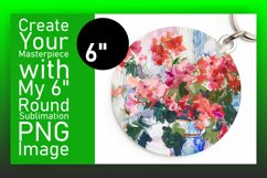 Bold Floral Design Round Sublimation Compilation Product Image 1