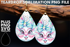 Playful Teardrop Earrings Gift Ideas, Easter Bunny Product Image 1
