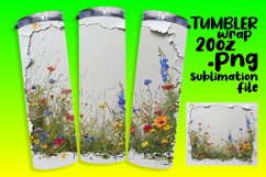 Waterfall Haven 3D Tumbler Wrap - Sublime Nature Product Image 1