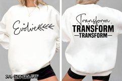 Motivational Quotes Front And Back SVG Bundle Product Image 13