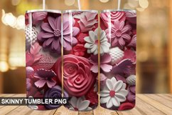 3D Valentine&#039;s Day PNG Tumbler Design Product Image 1