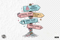 Summer Wedding Signspots Clipart Product Image 1