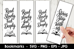 Read Slowly Bookmark Sublimation Product Image 1