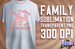 Family Sublimation Design| PNG Design | Family PNG v.2 Product Image 1