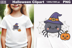 Cute Characters Halloween Clipart | Baby Animals Bundle Product Image 6