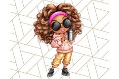 Sassy Mom Coffee PNG Clipart, Messy Bun Mom Life PNGs Product Image 4