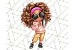 Sassy Mom Coffee PNG Clipart, Messy Bun Mom Life PNGs Product Image 4