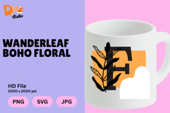 Wanderleaf Boho Floral Monogram Product Image 1