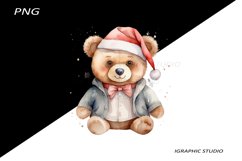 Grumpy Teddy Bear Clipart, Teddy Bear Clipat Product Image 1