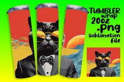 Adventure Cats Sublimation Wrap for 20oz Tumblers Product Image 1