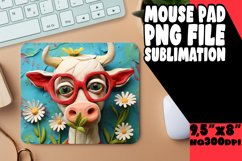 Whimsical Farmyard Mouse Mat Product Image 1