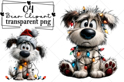 Whimsical Christmas Polar Bear Clipart Watercolor PNG Product Image 1