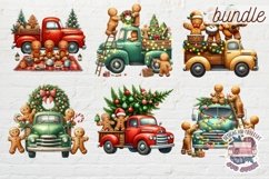 Christmas Gingerbread Mans bundle 74 PNG Sublimation Cute Product Image 6