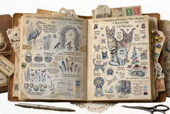 Ephemera Summer Animals Junk Journal Product Image 16