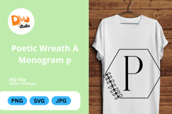 Poetic Wreath Monogram Logo Product Image 1