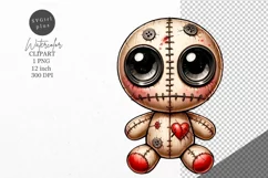 Halloween clipart, Doll clipart, Autumn clipart Product Image 1