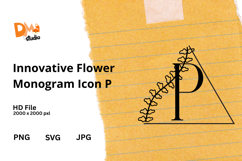 Innovative Flower Monogram Icon Product Image 1