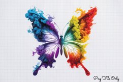 Smoke Butterflies Clipart PNG Product Image 1