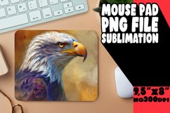 Stylish Bird and Floral Mouse Pad Product Image 1