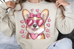 Valentine Dogs Heart Clipart PNG Product Image 1