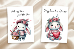 Valentine's day Card. Printable cards Product Image 3
