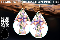 Chic Teardrop Earrings Designs, Flower Cross Product Image 1