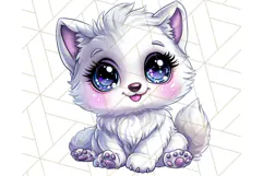 Arctic Animals Kawaii Clipart PNG, Cute Polar Creatures Art Product Image 4