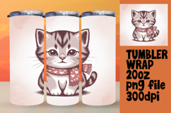 SOPHISTICATED 20oz Tumbler PNG , Valenines Animals Product Image 1