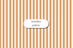 Pastel Orange Stripe Seamless Pattern Minimalist Vertical Product Image 1