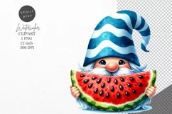 Summer clipart, Gnome clipart, Holiday clipart Product Image 1