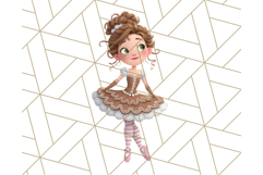 Nutcracker Ballet Clipart, Holiday Ballerina PNG Art Product Image 4
