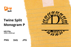 Twine Split Monogram Product Image 1